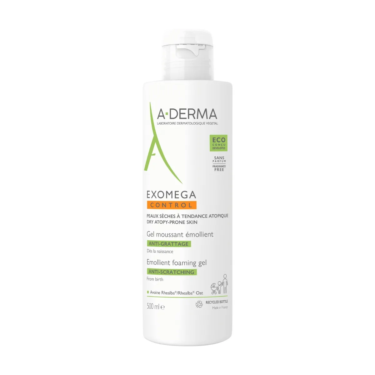 EXOMEGA CONTROL Gel moussant émollient anti-démangeaisons