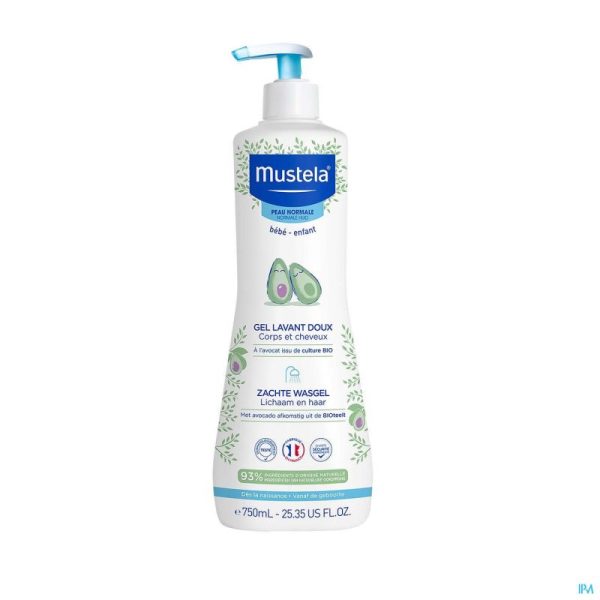 GEL LAVANT DOUX BEBE A L'AVOCAT BIO 750 ML