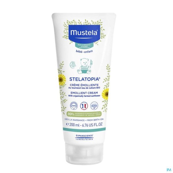 STELATOPIA CREME EMOLLIENTE AU TOURNESOL BIO 200ML