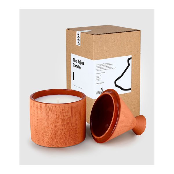 Bougie Tajine Terracotta "Place des Épices