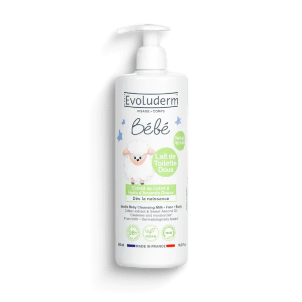 Lait de Toilette Doux Visage & Corps Bébé